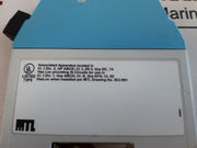 Mtl Instruments Mtl7758+ Shunt-diode Safety Barrier