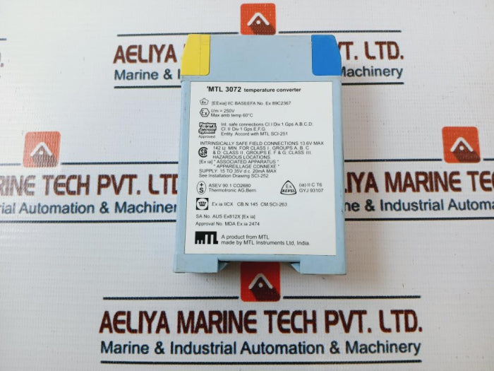 Mtl Instruments Mtl 3072 Temperature Converter 15-35Vdc