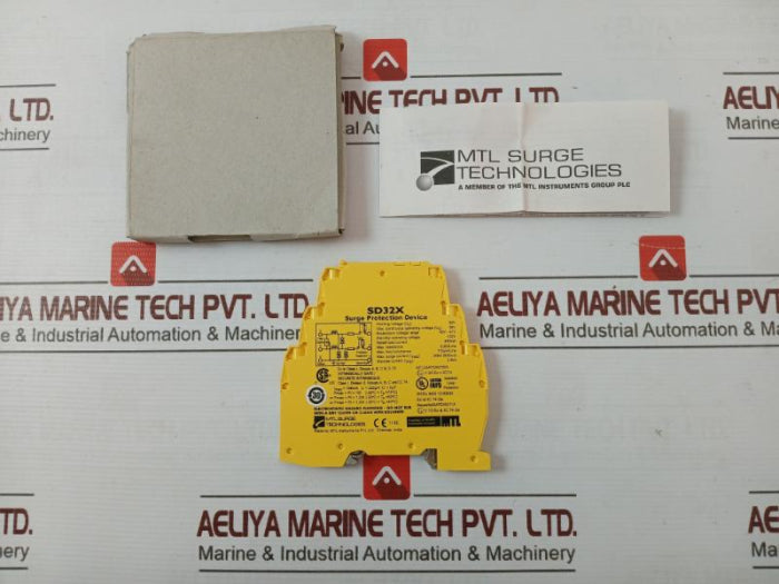 Mtl Sd32X Surge Protection For Data & Signal Application Baseefa02Atex0211X