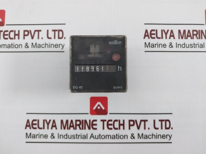 Muller Bg40.X7 Quarz Hour Counter 12-48V Dc