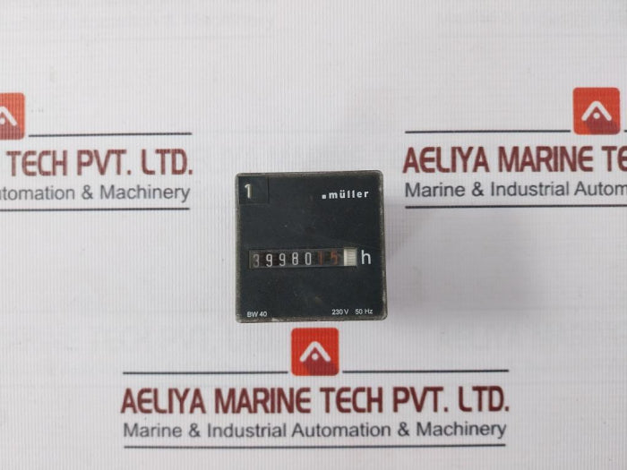 Muller Bw40 Hour Meter 230V/50Hz 15T55 3007 Bw40.X8
