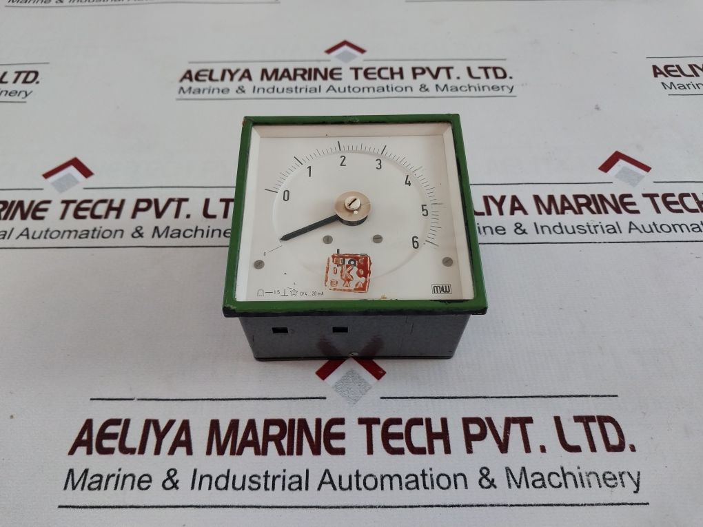 Muller & Weigert Panel Meter 0-6 Bar