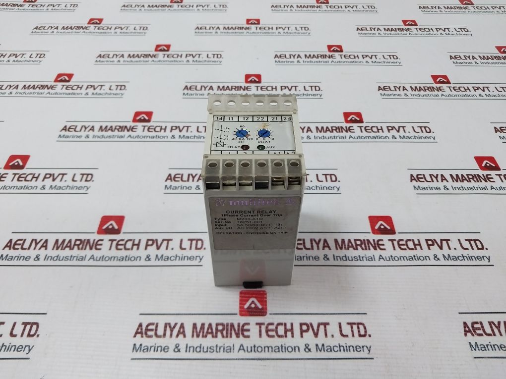 Multitek M200-a1O Current Relay 1-phase Current Over Trip 230V Ac 5A