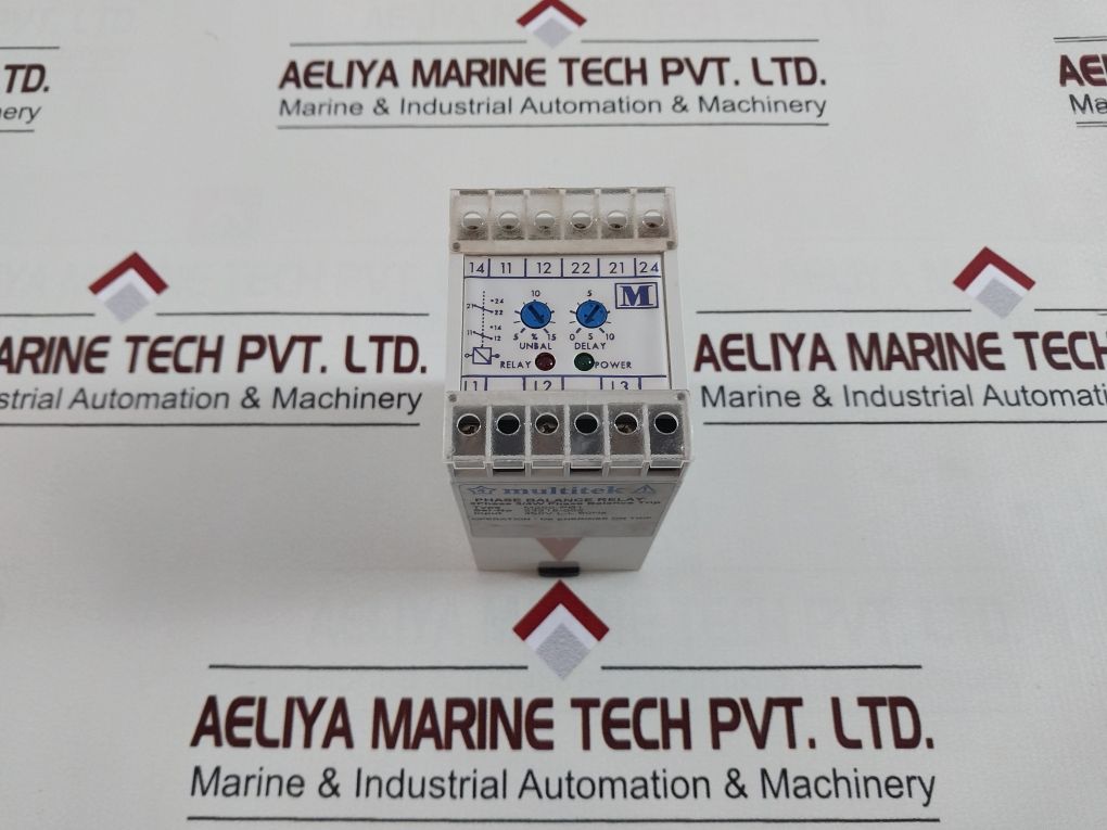 Multitek M200-pb1 3Phase Balance Relay 3Phase 3/4W Trip