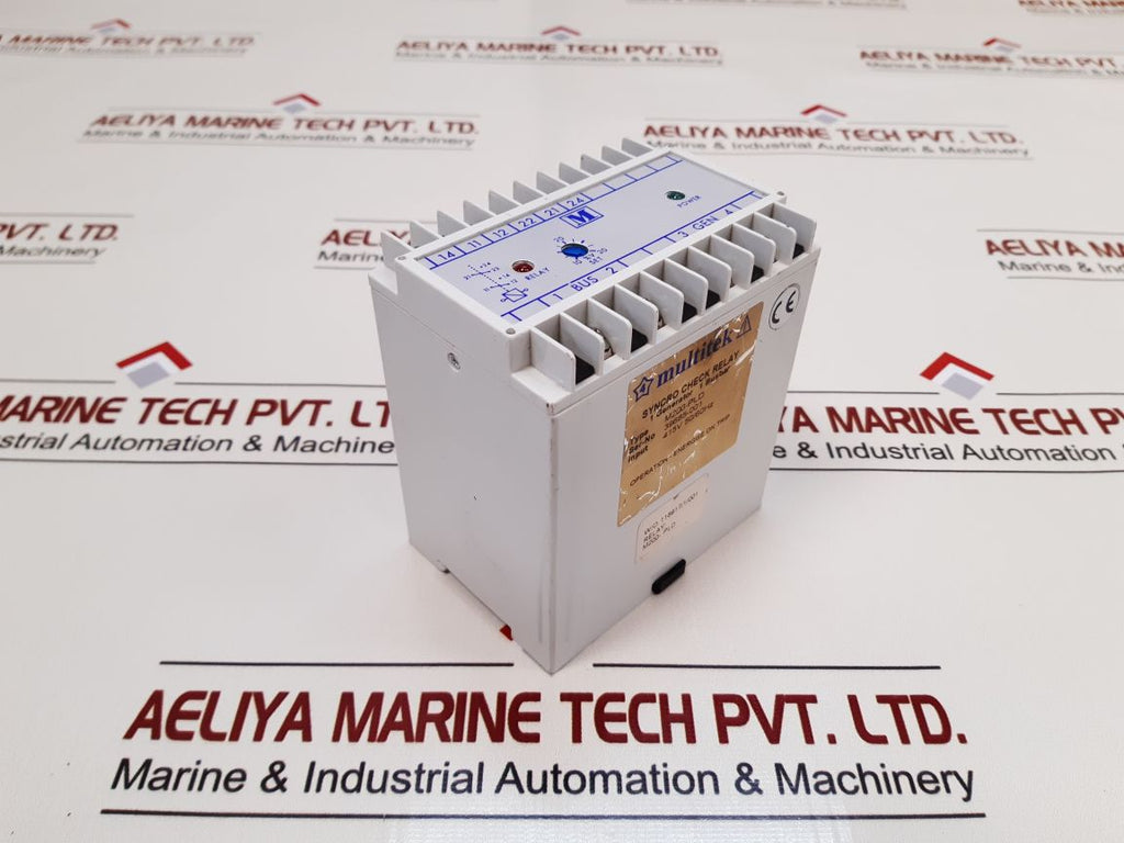 Multitek M200-pld Syncro Check Relay 415V 50/60Hz – Aeliya Marine