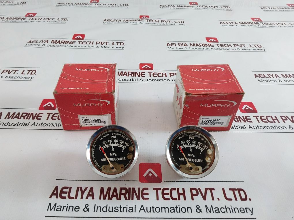 Murphy 100002680 Air Pressure Gauge 0 To 150 Psi H-3
