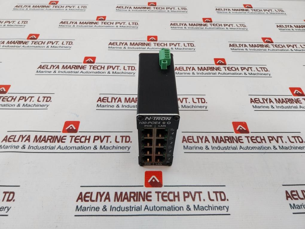 N-tron 100-poe4 Industrial Ethernet Switch 1.6A 45-49V