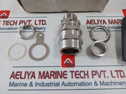 N.Asp I-20090 Brass Cable Gland M32 Nickel Finished Kit