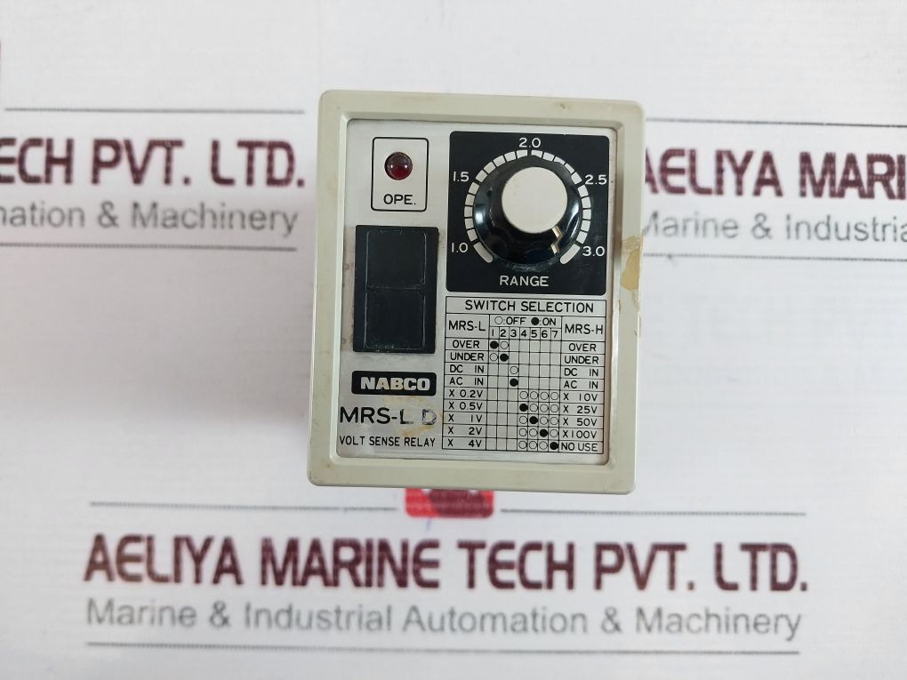 Nabco Mrs-l D Volt Sense Relay Dc 24V