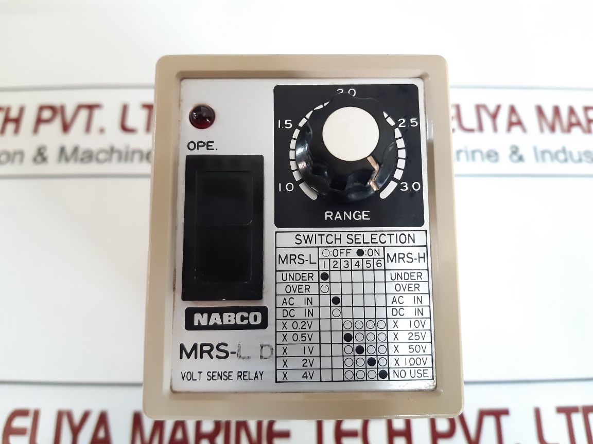 Nabco Mrs-ld Volt Sense Relay