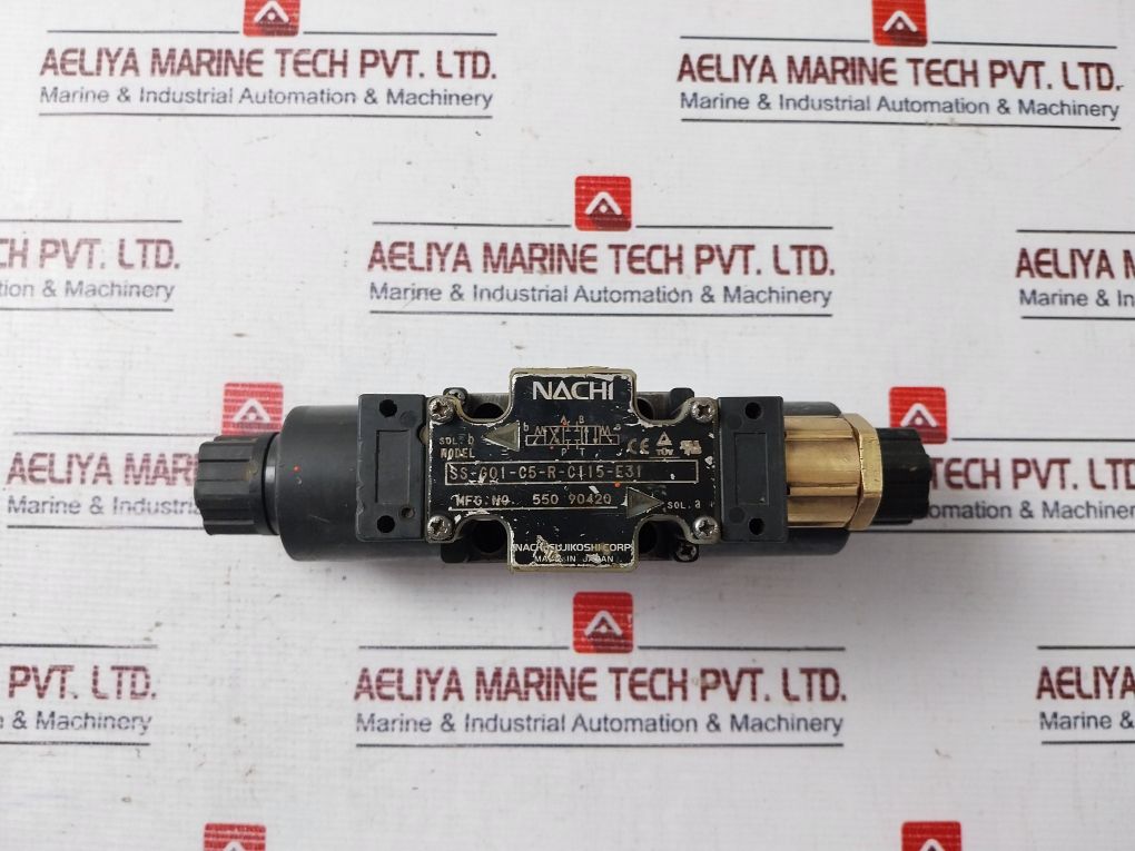 Nachi-fujikoshi Ss-g01-c5-r-c115-e31 Directional Control Wet Type Solenoid Valve