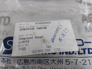 Nagano Keiki 7103 Compound Pressure Gauge