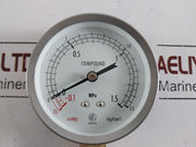 Nagano Keiki 7103 Compound Pressure Gauge