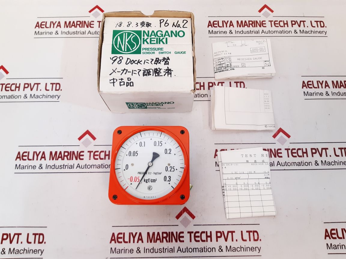 Nagano Keiki Gr19-151 Pressure Sensor Switch Gauge