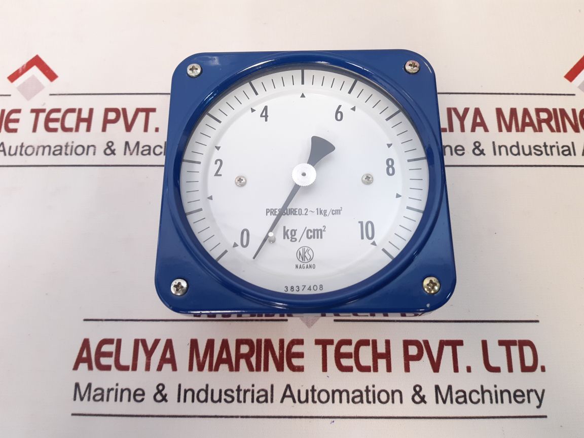 Nagano Nks 0.2~1Kg/Cm2 Pressure Gauge