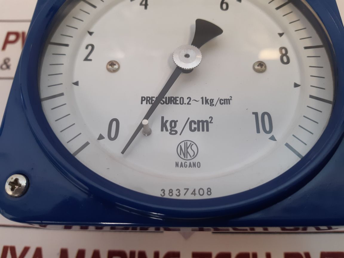 Nagano Nks 0.2~1Kg/Cm2 Pressure Gauge