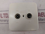 Naval 201503-i Marine Tv-radio Outlet Double Isolated Digital