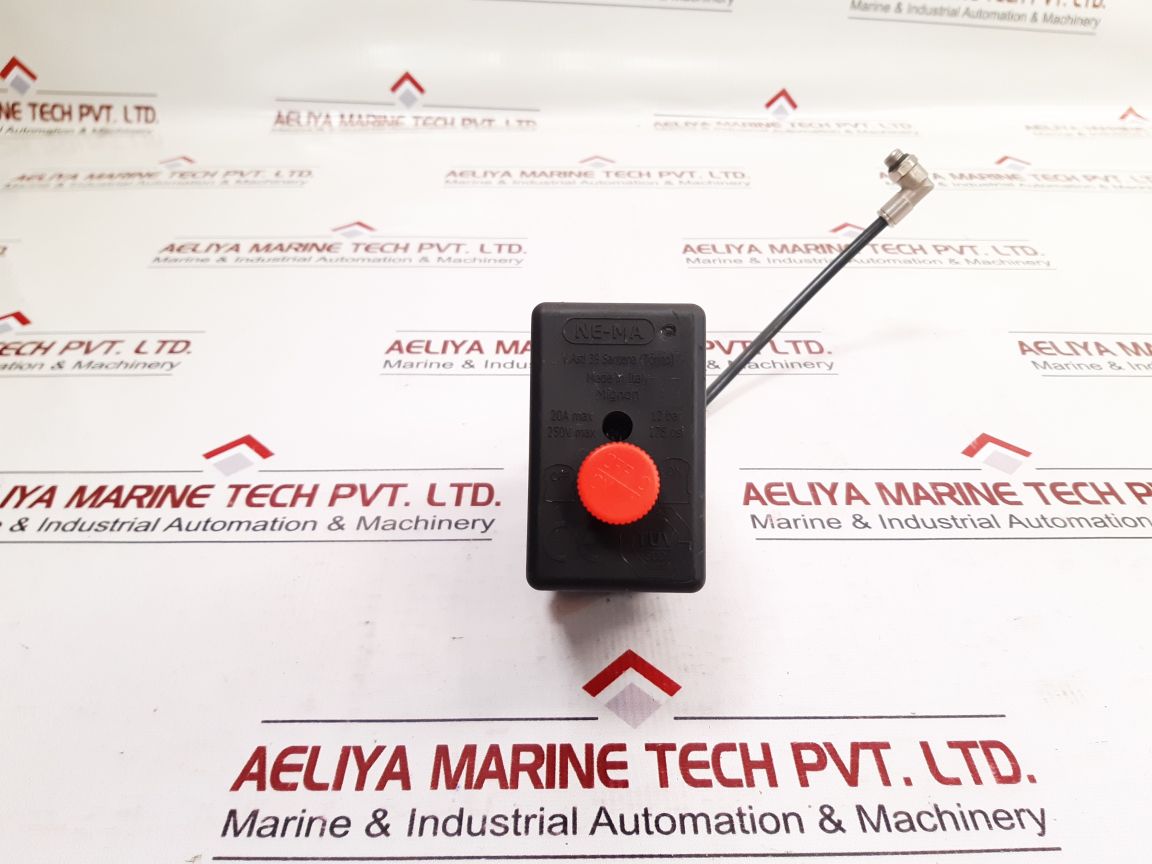 Ne-ma Compressor Pressure Switch 20A Max 12 Bar 175 Ps