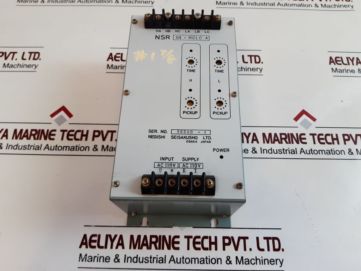 Negishi Seisakusho Nsr 84-hclc-a Control Relay Ac 110V