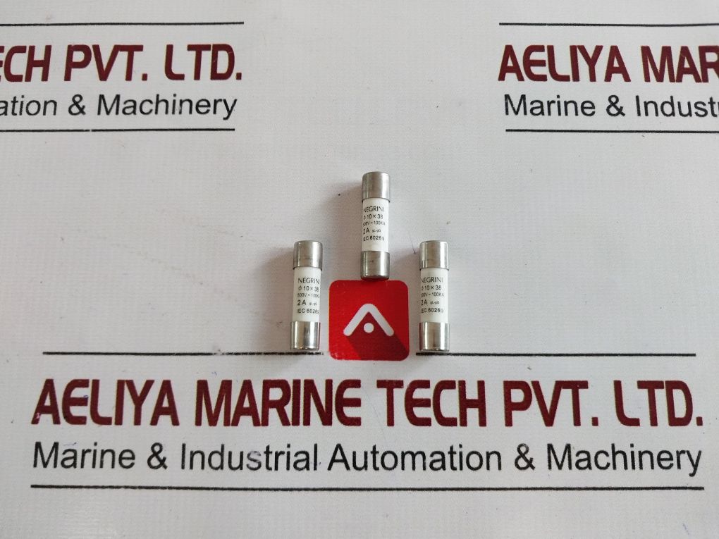 Lot Of 9X Negrini 10X38 Cartridge Fuse 2A Gl-gg