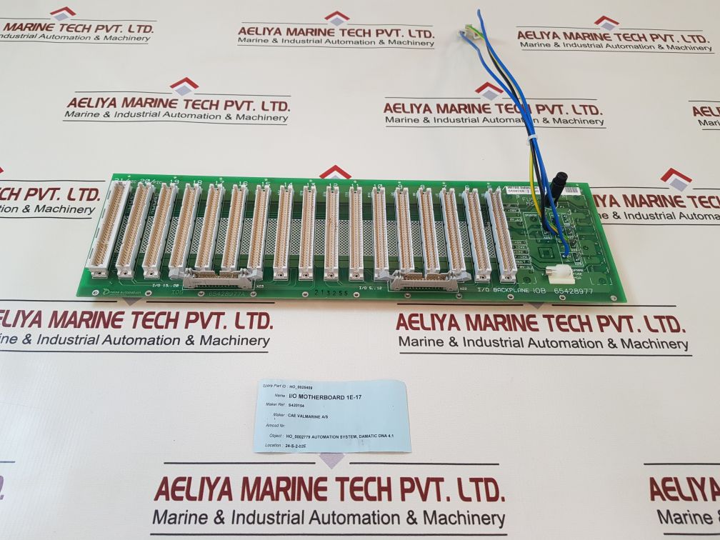 Neles automation s420154 motherboard & i/o backplane iob 65428977
