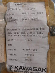 Nesstech Tus-2S-s Thermometer Gs-102, 81269-7701, Shi H.No.1207 0 To 100 C