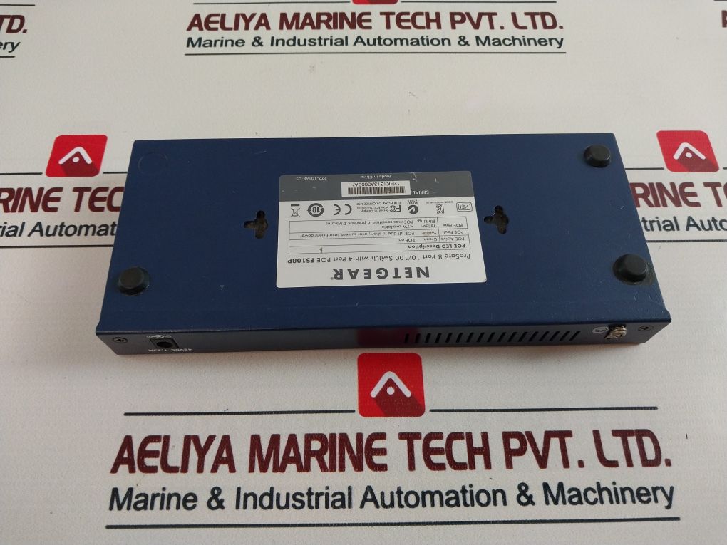 Netgear Fs108P Prosafe Switch With Poe 8 Port 10/100 Mbps 4 Port Poe