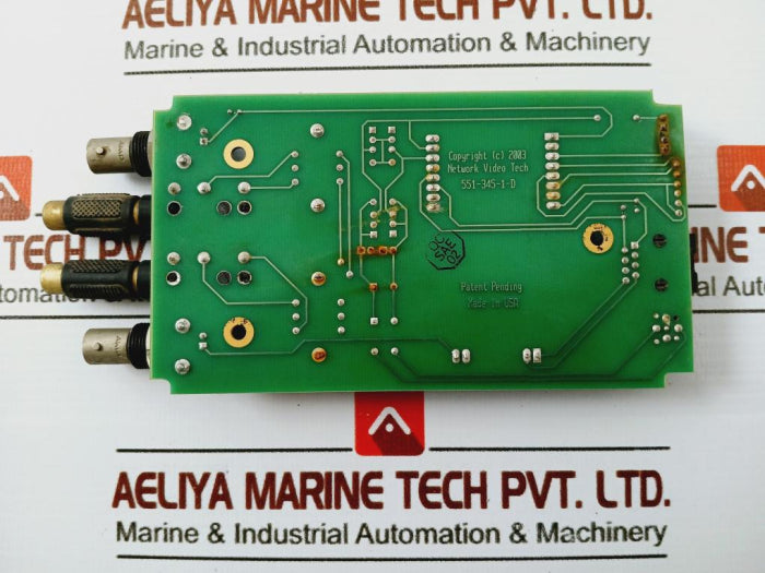 Network Video Tech 551-345-1-d Pc Board Module Printed Circuit