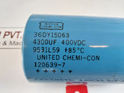 Nippon 36Dy15063 Capacitor 4300Uf 400Vdc,9531L59 85Â°C