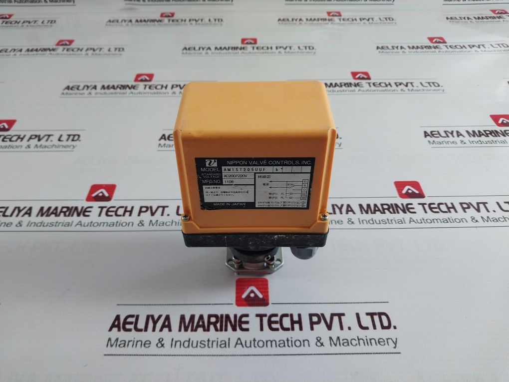Nippon Am1St205Uuf B Three Way Threaded End Ball Valve Controls Ac200/220V