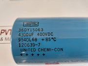 Nippon Chemi-con 36Dy15063 Capacitor 9540L68 85Â°C
