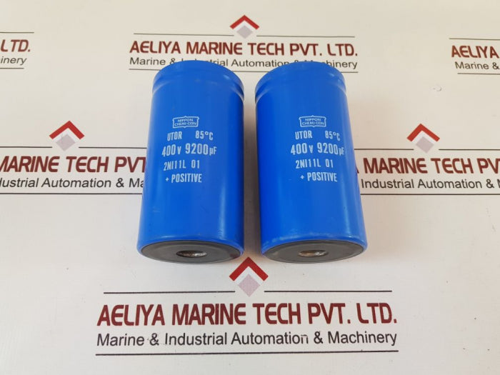 Nippon Chemi-con 2Ni11L 01 Capacitor 400V 9200µF