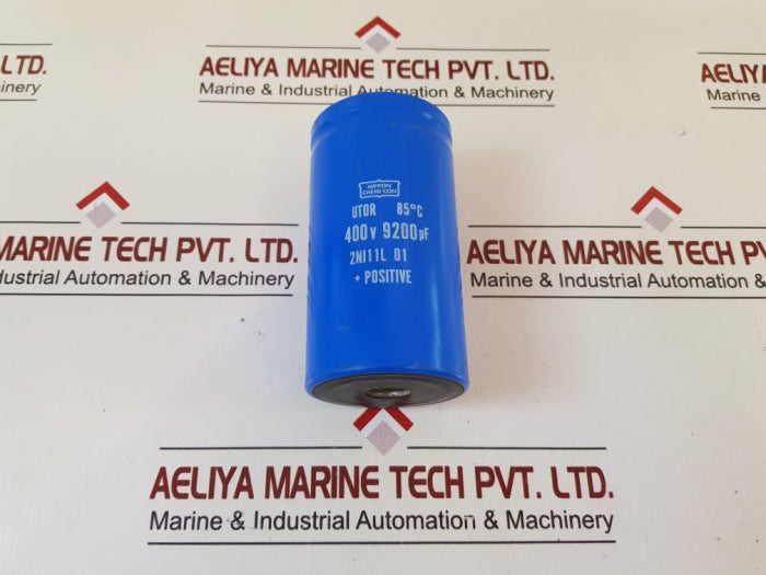 Nippon Chemi-con 2Ni11L 01 Capacitor 400V 9200µF