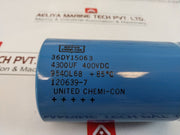 Nippon Chemi-con 36Dy15063 Capacitor 4300Uf 400Vdc (Used)