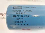 Nippon Chemi-con 36Dy15063 Capacitor 400Vdc