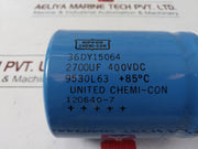 Nippon Chemi-con 36Dy15064 Capacitor 2700Uf 400Vdc