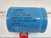 Nippon Chemi-con 36Dy15064 Capacitor 9530L63 85Â°C