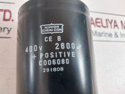 Nippon Chemi-con Ce B Capacitor 400V 2600ÂµF