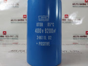 Nippon Chemi-con Utor 85Â°C Capacitor 400V 9200ÂµF Used