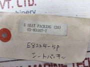 Lot of 2X Nippon Pillar 2600IR-ES0-X163 Seat Packing (20) G-8 4.8T
