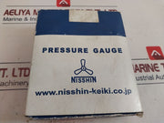 Nisshin Cm Hg 76, 50-0-10 Kg/Cm2 Pressure Gauge