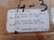 Nks low pressure gauge with joint & nylon pipe