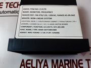 Non-linear systems fm-3tb/120 frequency monitor