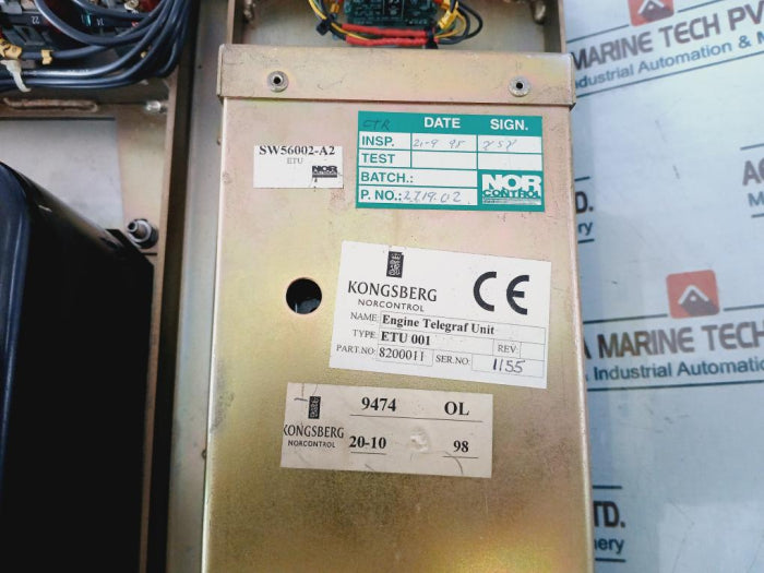 Nor Control Automation Etu 001 Engine Telegraph Unit – Aeliya Marine