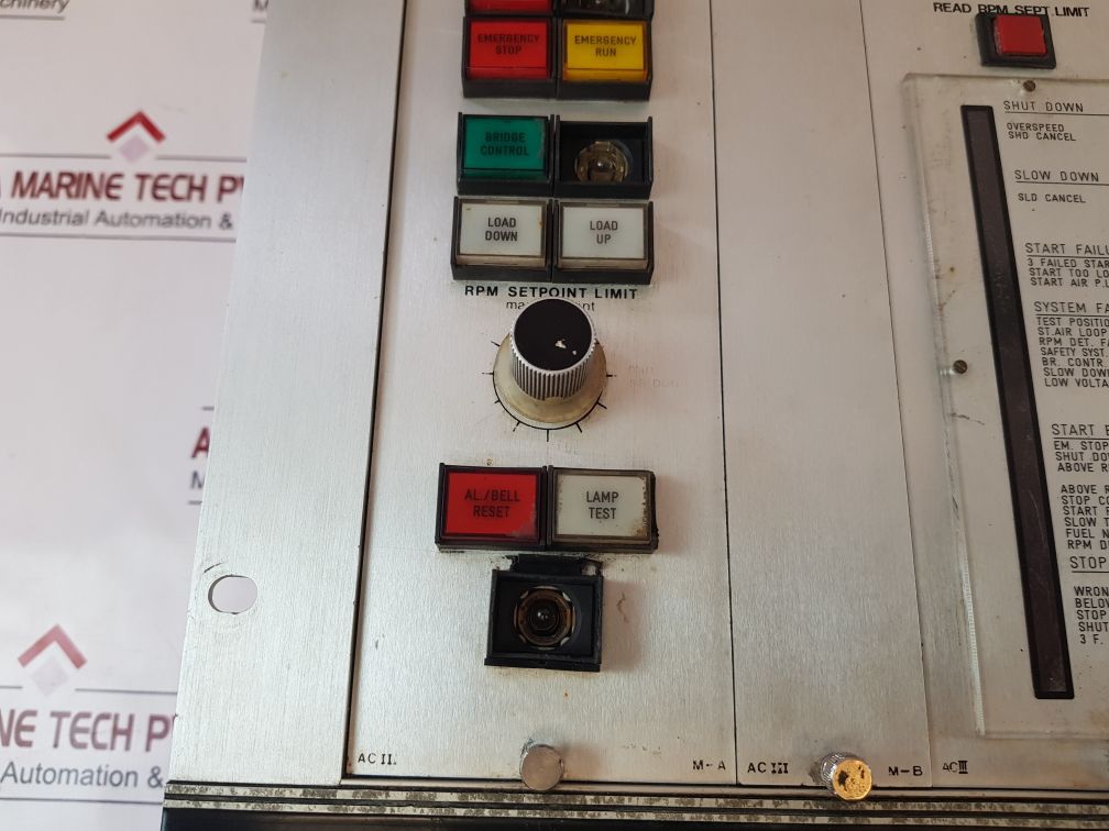 Norcontrol Autochief Bridge Control System – Aeliya Marine