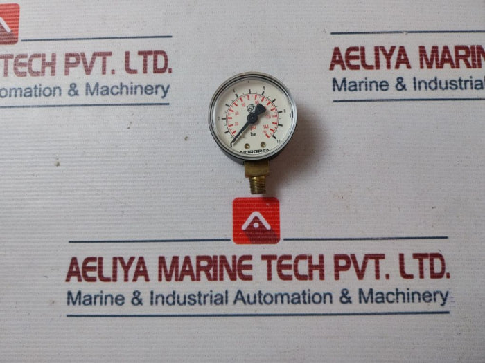 Norgren 0-150 Psi Pressure Gauge 0-10 Bar