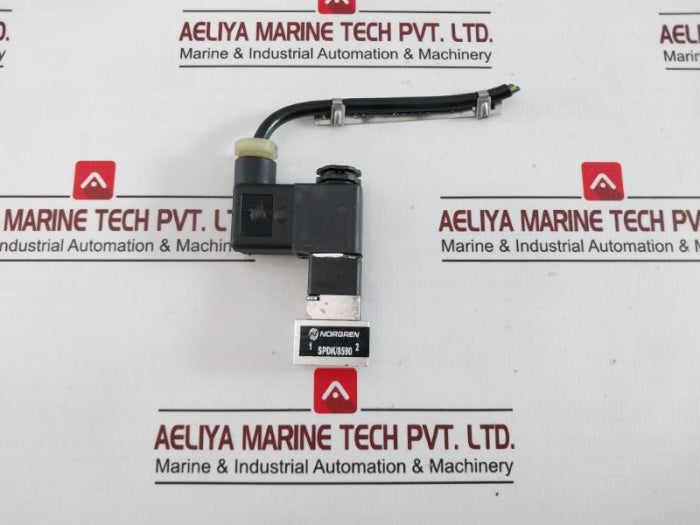 Norgren Spdk/8590 Solenoid Valve Coil Assembly With A Valve Block Cat 24V Dc