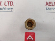 Lot of 9x Norika En1254-2 Brass Flareless Unions-15 Mm