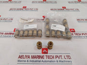 Lot of 9x Norika En1254-2 Brass Flareless Unions-15 Mm