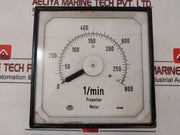 Noris-tachometerwerk 0-800 1/Min Prq144 Techo Meter